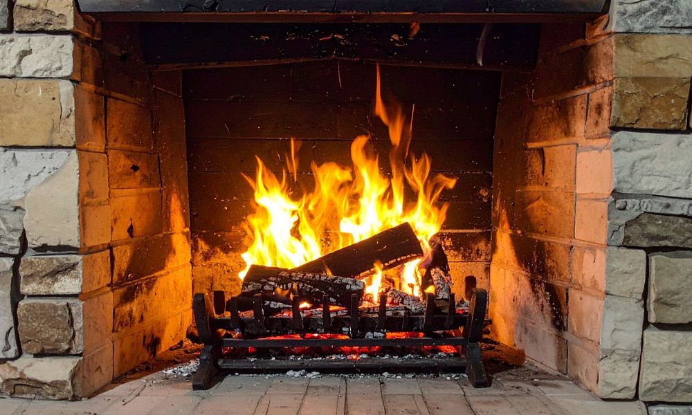 What changed when one family swapped their logs for fire stones