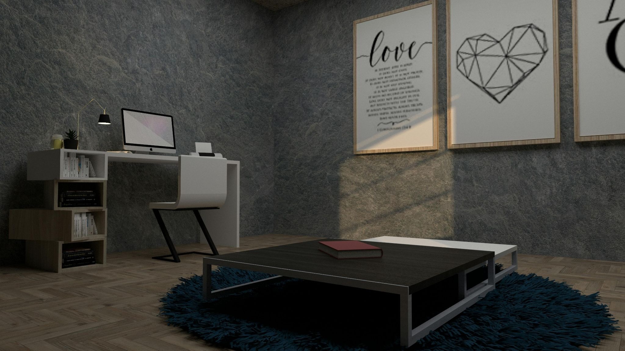 Smart Study Nook How Flat Design