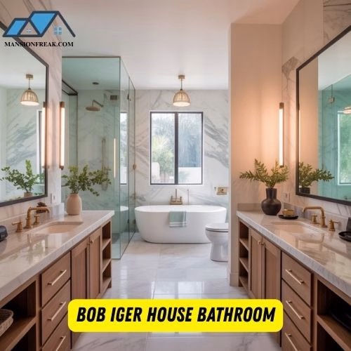 Inside Bob Iger House : $33 Million Mansion in Brentwood 8 Bob Iger House bathroom