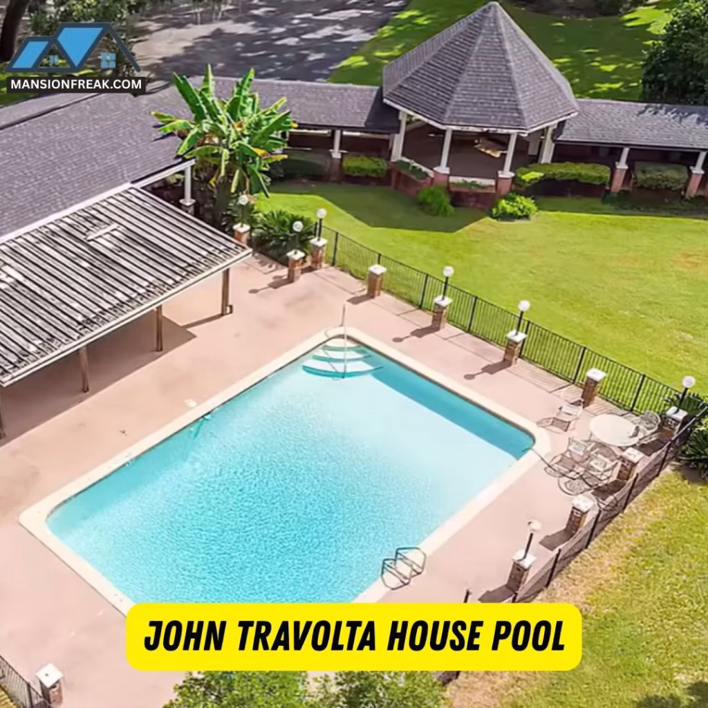 John Travolta House pool