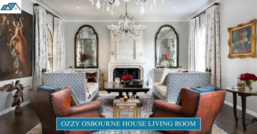 Ozzy Osbourne House Revealed: $18M Hancock Park Mansion 6 Ozzy Osbourne House Living Room