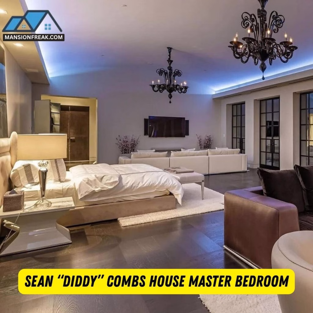 Sean “Diddy” Combs House master bedroom