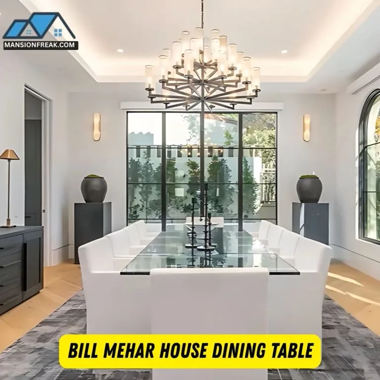 Bill Mehar House: Inside His $20M Beverly Hills Mansion of a Comedian 11 Bill Mehar House Dining Table