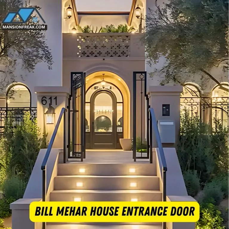 Bill Mehar House: Inside His $20M Beverly Hills Mansion of a Comedian 4 Bill Mehar House Entrance Door