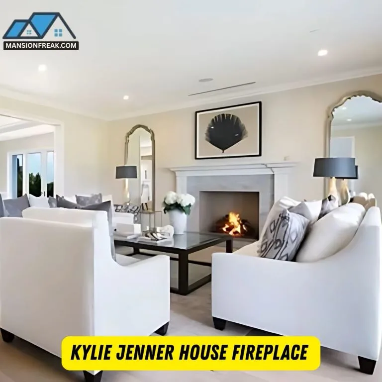 Kylie Jenner House Fireplace