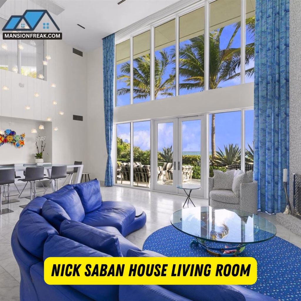 Nick Saban House Living Room