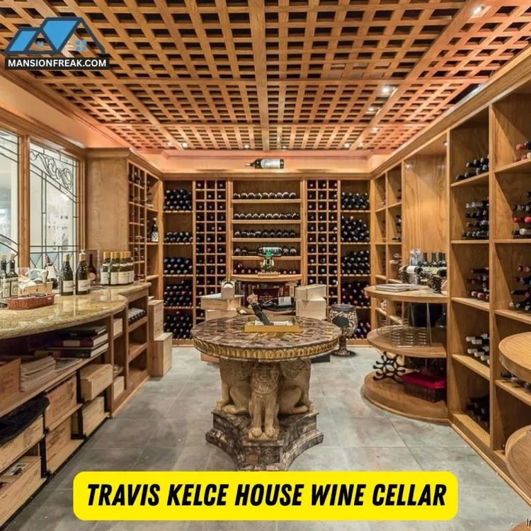 Travis Kelce House Wine cellar