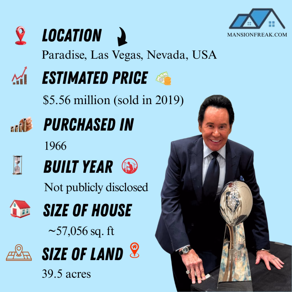 Wayne Newton House: $50 Million Casa de Shenandoah Las Vegas Mansion 2 Wayne Newton House Tour