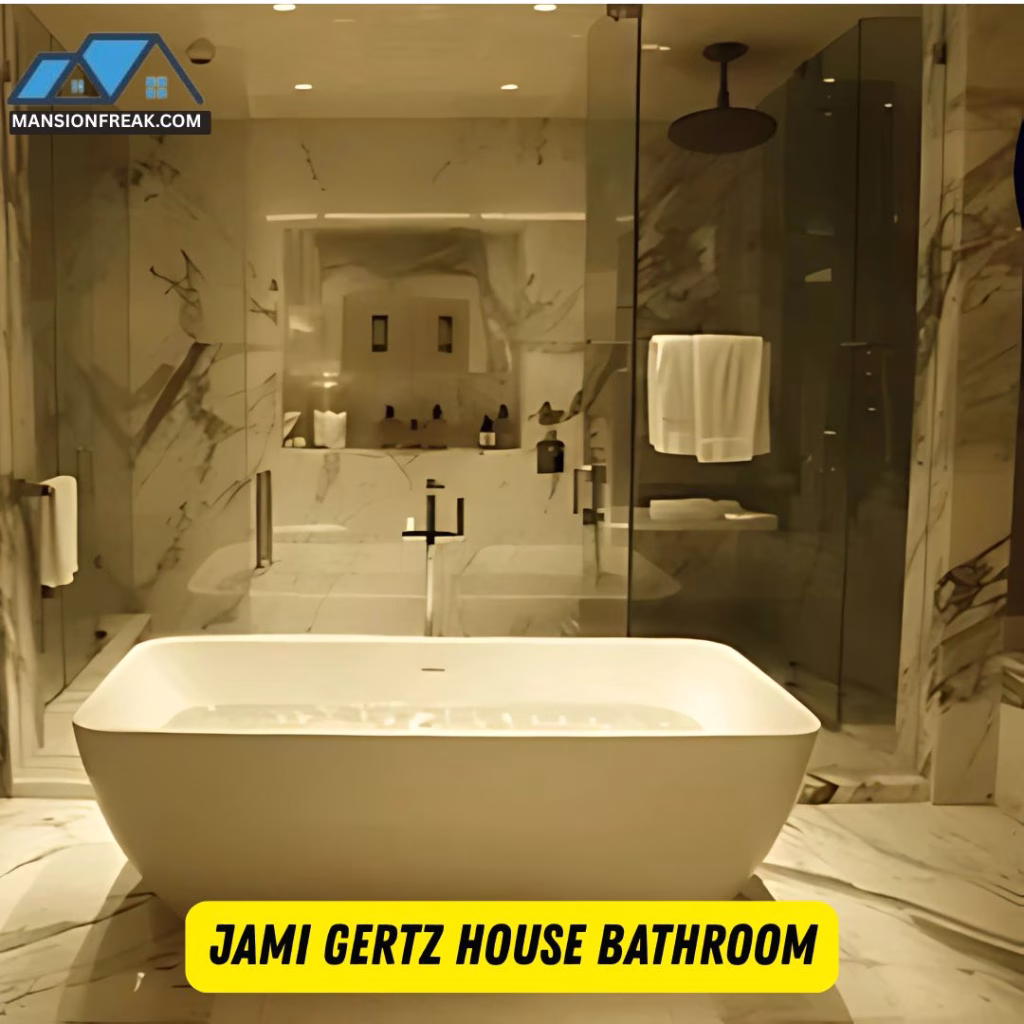 Jami Gertz House: Multimillion-Dollar French-Style Mansion of an Actress 6 Jami Gertz House Bathroom