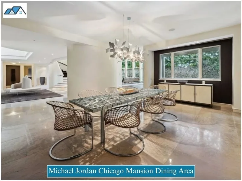 Michael Jordan Chicago Mansion Dining Area