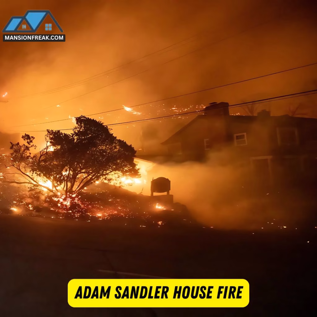 Adam Sandler House Fire