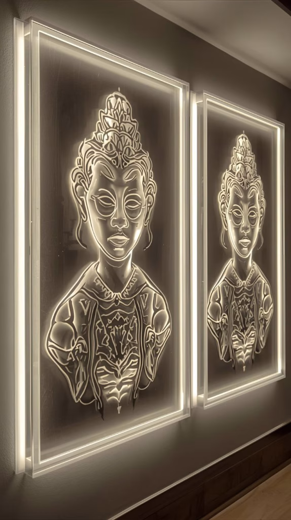 DIY Interior Décor Projects Using Laser Technology: Wall-Mounted Laser-Etched Art Panels