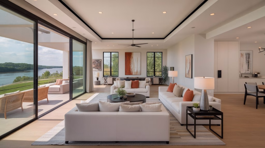 Joe Burrow House: $7.5M Cincinnati Mansion Tour 4 Living Spaces – Open Concept Elegance