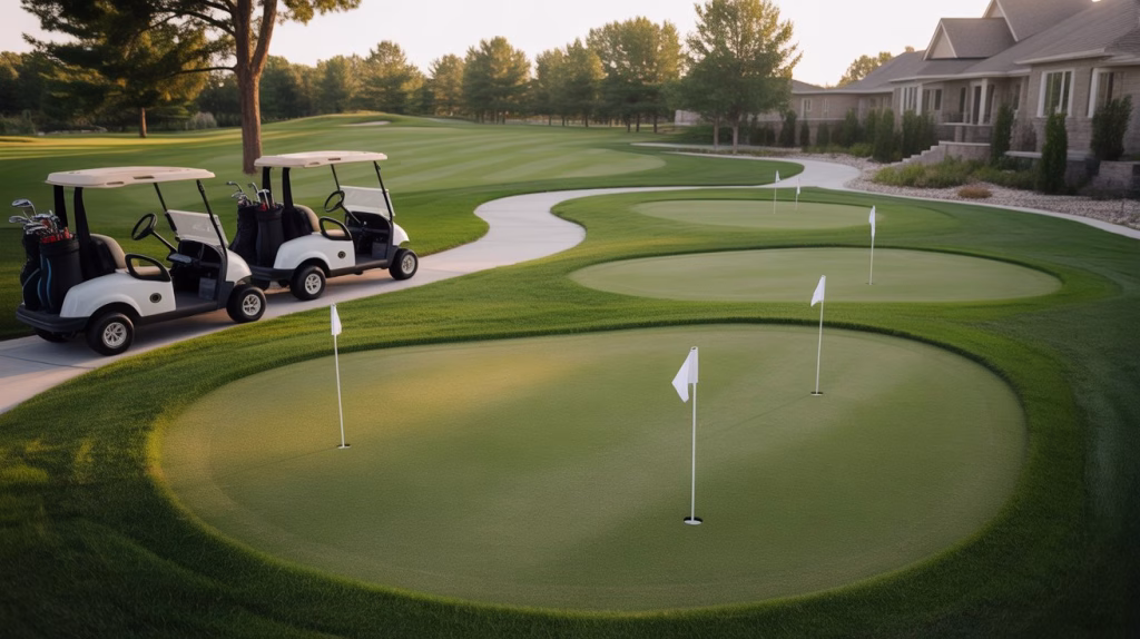 Backyard Golf Course: Custom Par-3s and Par-4s