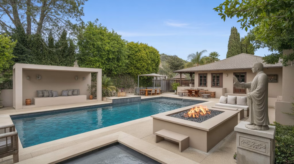 Pool Area & Outdoor Entertainment Spaces