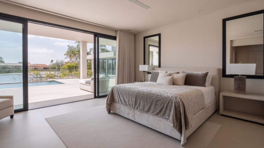 Master Bedroom – Monochrome Luxury