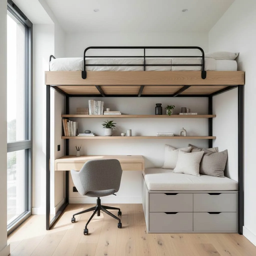 Create a Loft Bed to Maximize Space