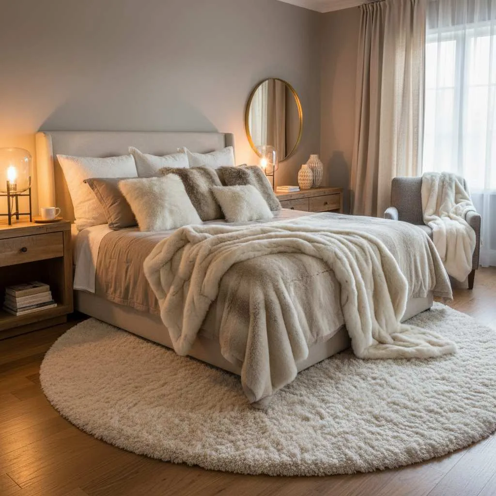 Faux Fur Layers for Cozy Luxury