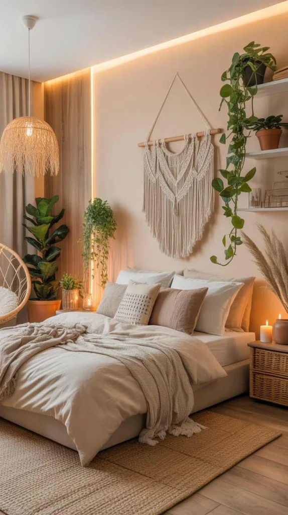 Modern Boho Bedroom Retreat