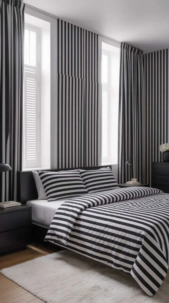 Striped Accents for Clean Definition