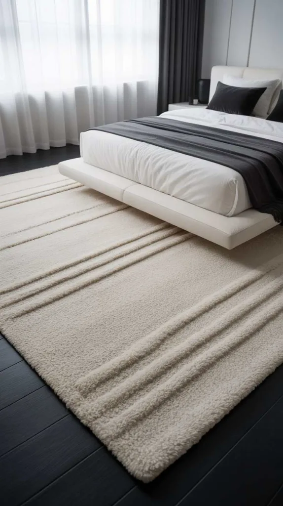 Textured Rugs for Visual Balance