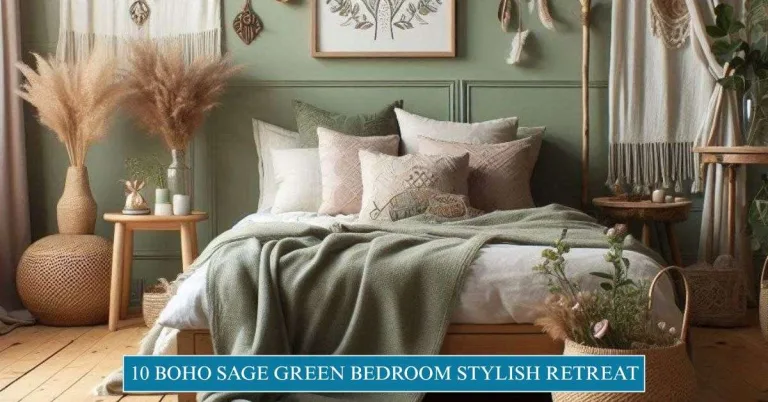 10 Boho Sage Green Bedroom Stylish Retreat