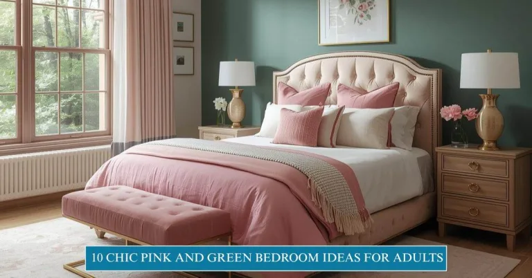 10 Chic Pink and Green Bedroom Ideas for Adults