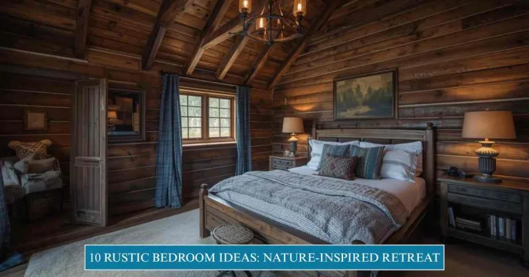 10 Rustic Bedroom Ideas_ Nature-Inspired Retreat