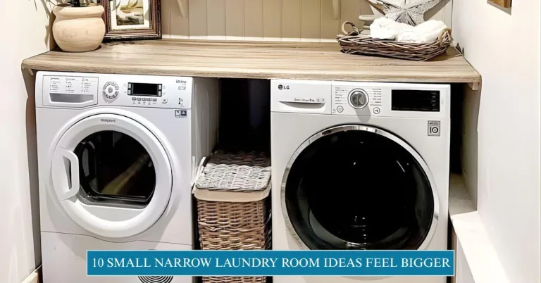10 Small Narrow Laundry Room Ideas Feel Bigger