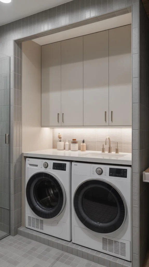 10 Laundry Room Ideas: Stylish Power Zone 6 Bathroom and Laundry Combo Solution