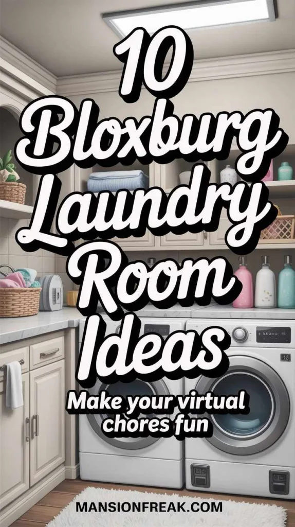 Bloxburg Laundry Room Ideas
