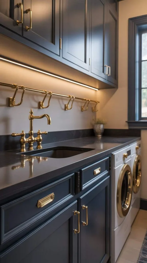 Brass and Gold Hardware Accents