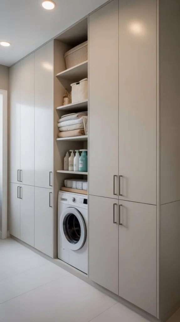 Built-In Cabinets for Seamless Storage