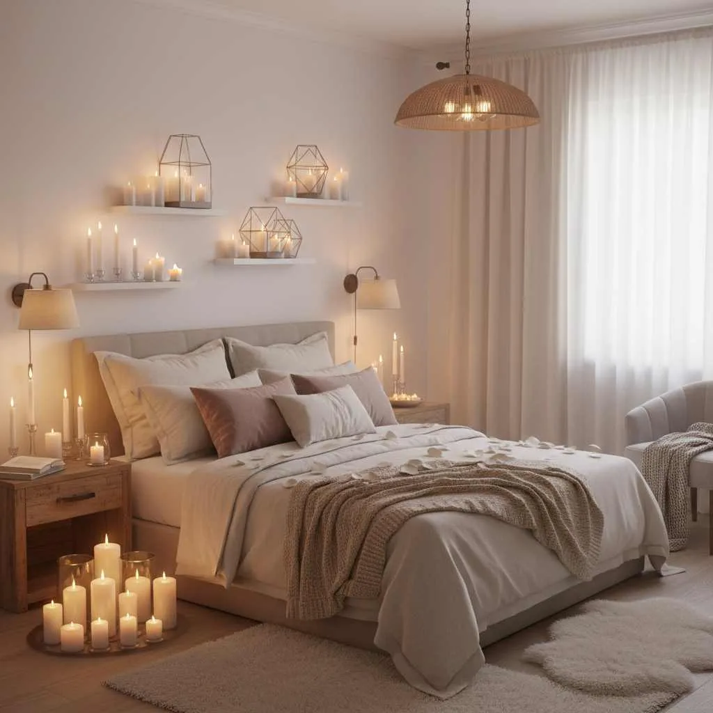 10 Romantic Bedroom Ideas That Sparks Romance 4 Candlelit Intimate Retreat