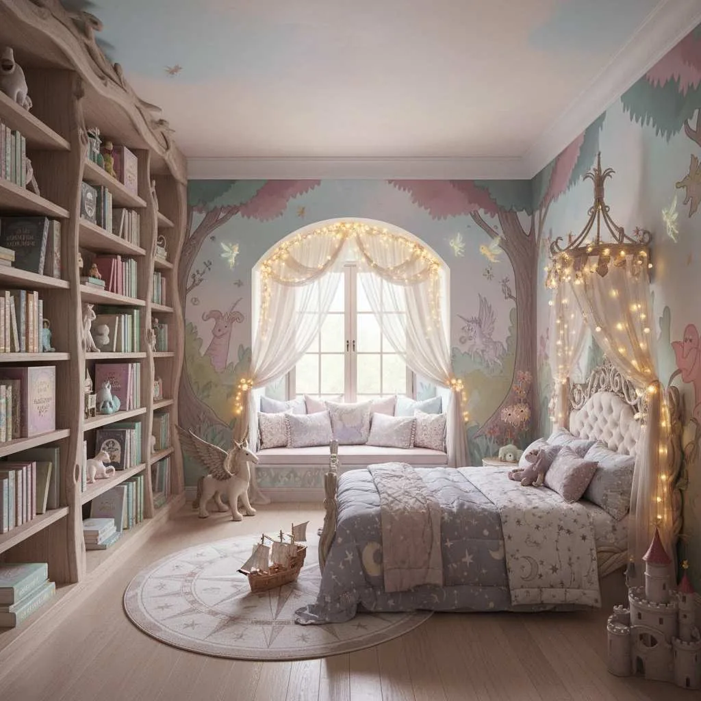Cozy Fantasy Storybook Bedroom
