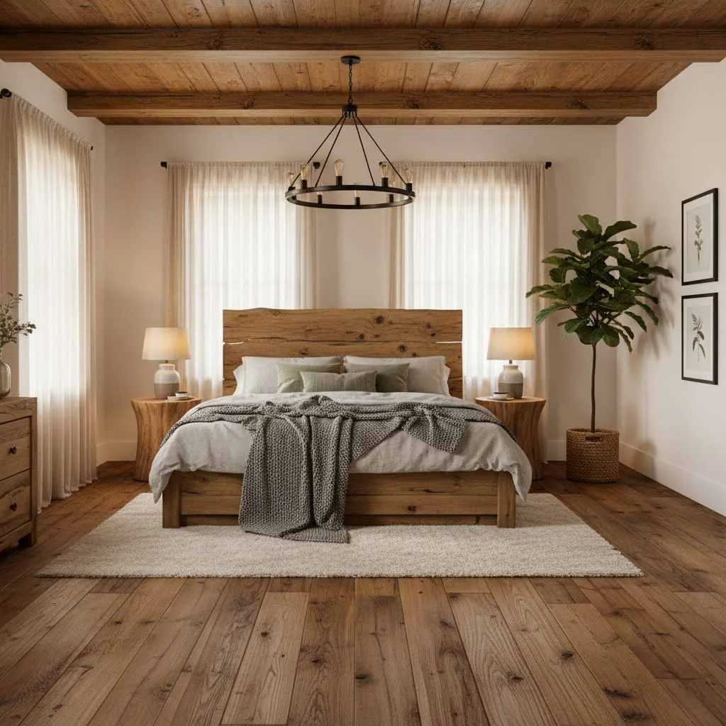 Cozy Wood-Dominant Atmosphere