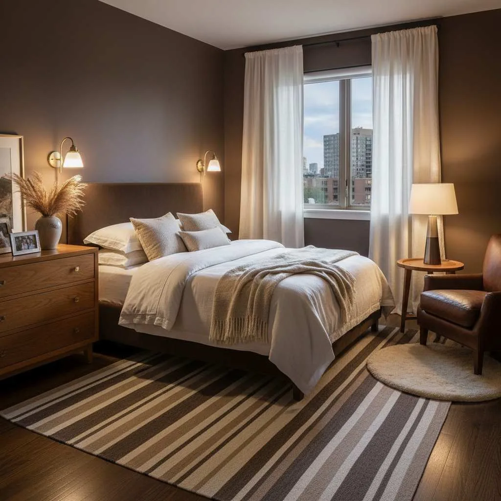 Dark Chocolate Brown Chocolate Bedroom