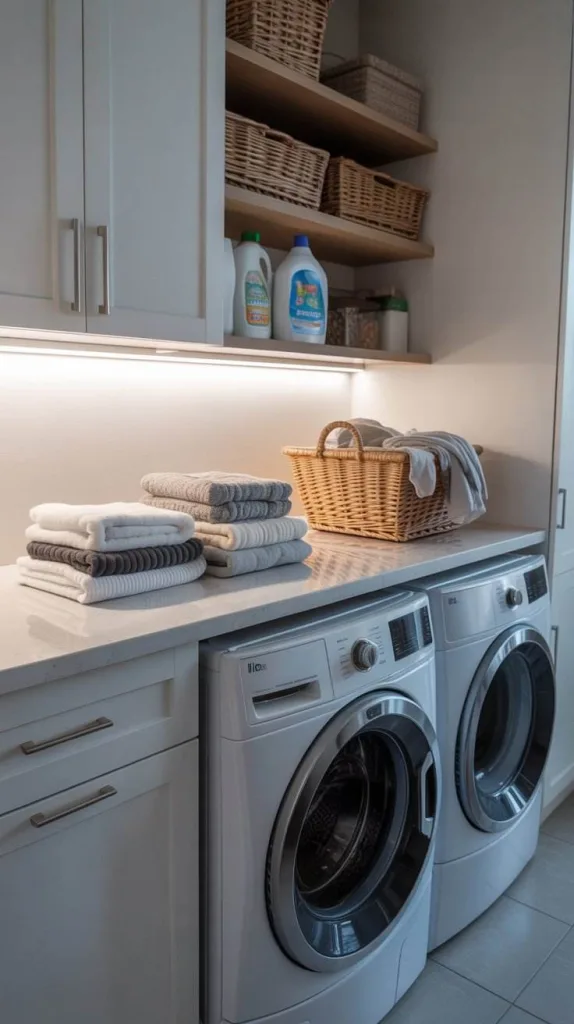 10 Laundry Room Ideas: Stylish Power Zone 10 Dedicated Countertop Folding Station