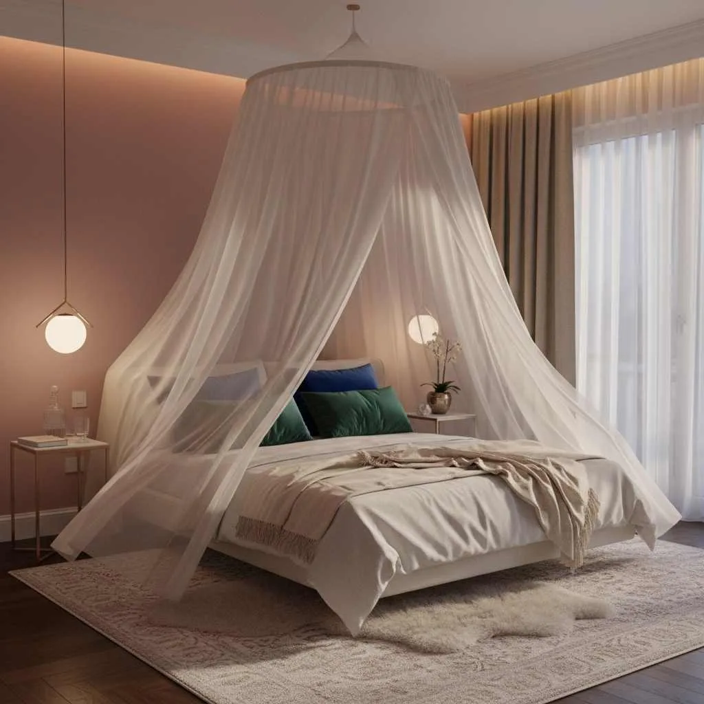 10 Romantic Bedroom Ideas That Sparks Romance 3 Floating Canopy Romance