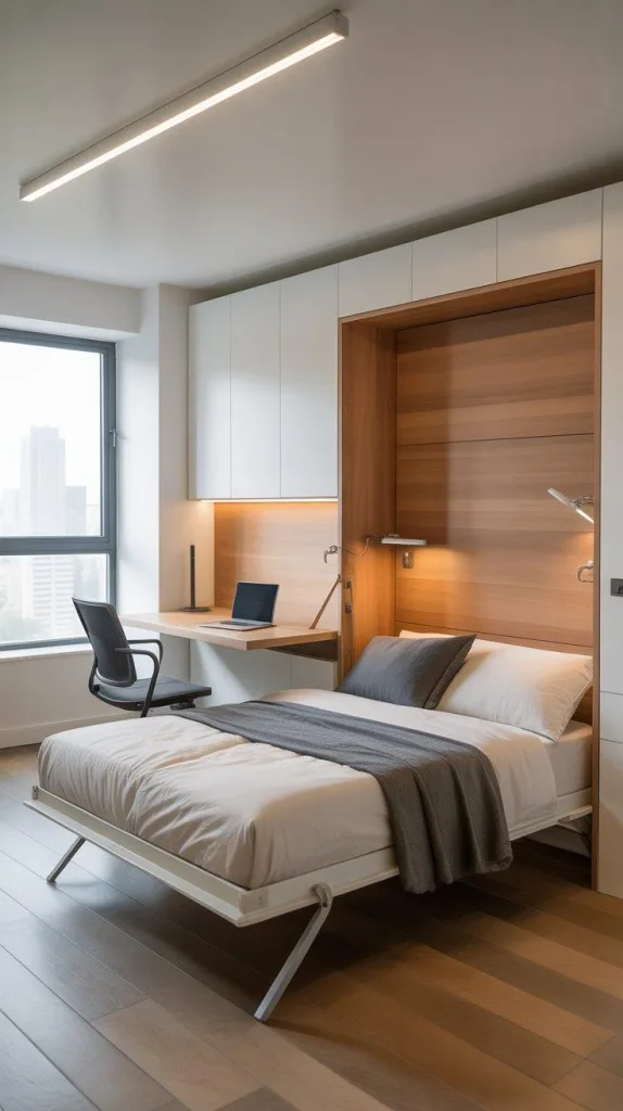 Fold-Down Furniture for Maximum Flexibility