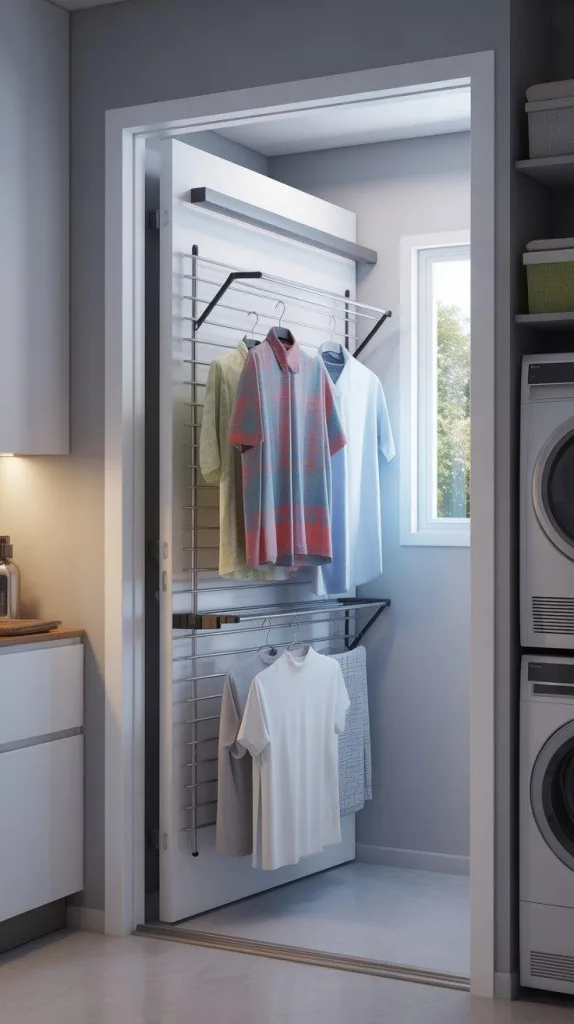 Fold-Flat Door Drying Solution