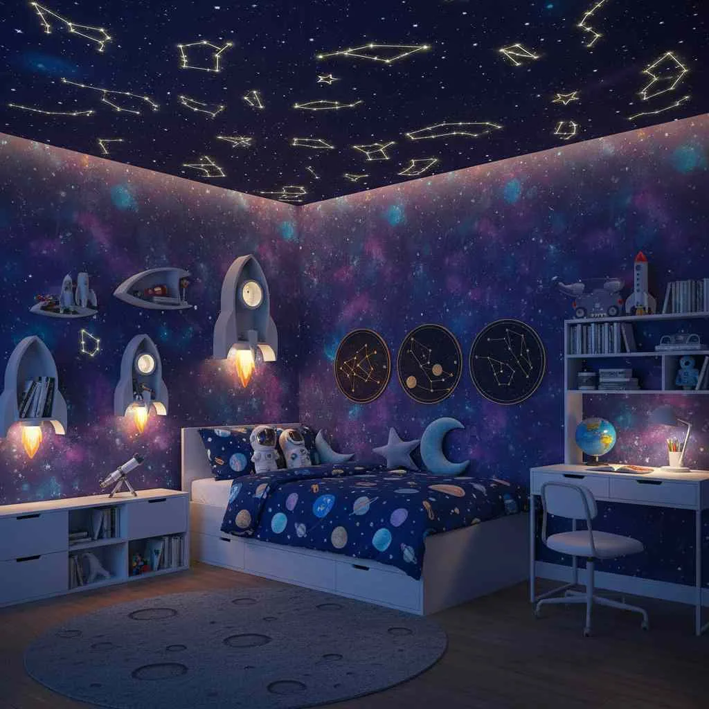  Galactic Space Adventure Bedroom
