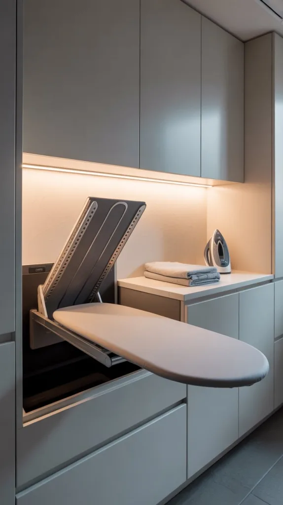 Hidden Pull-Out Ironing Station