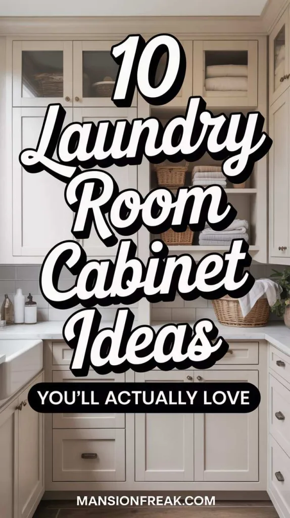 Laundry Room Cabinet Ideas