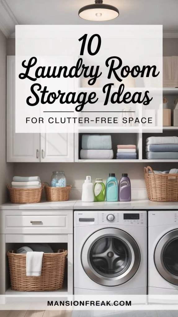 Laundry Room Storage Ideas