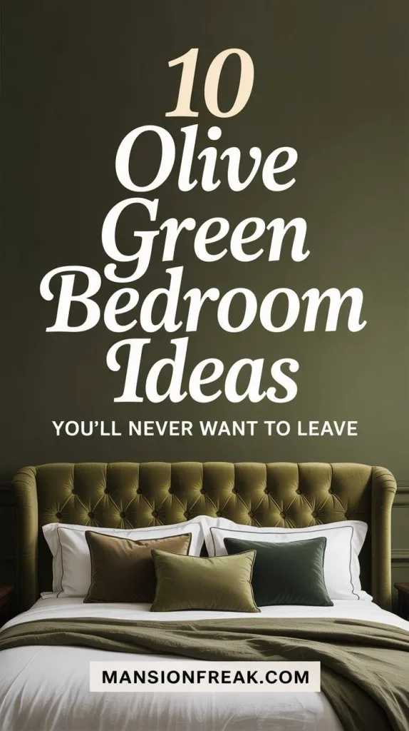 Olive Green Bedroom Ideas