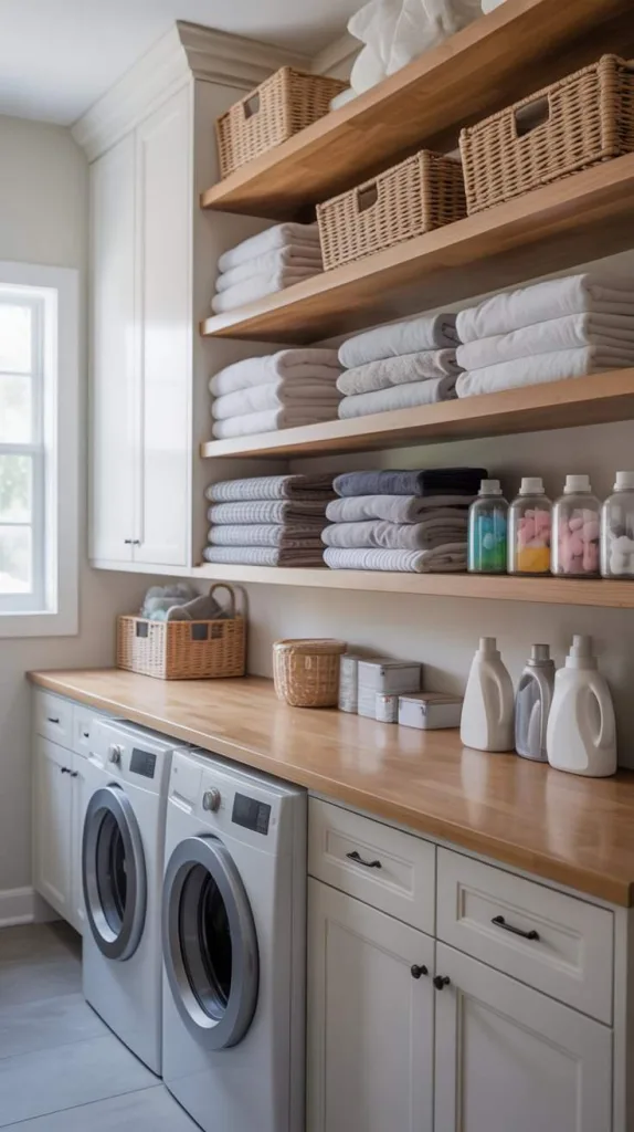 Open Shelving for Easy Access