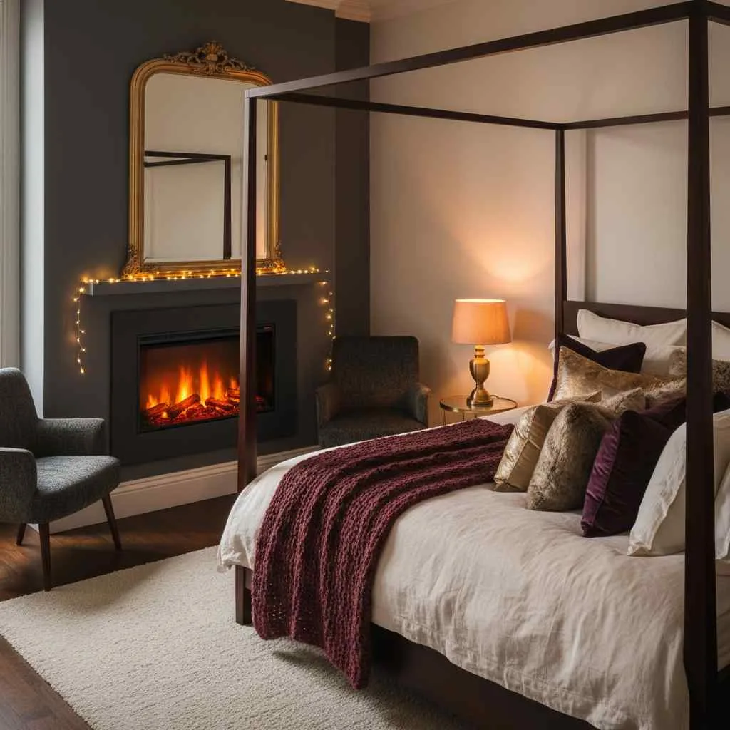 10 Romantic Bedroom Ideas That Sparks Romance 7 Romantic Fireplace Corner