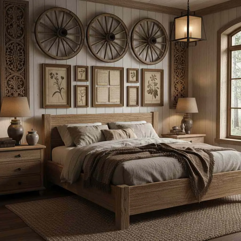 Rustic Wall Decor with Heritage Touch