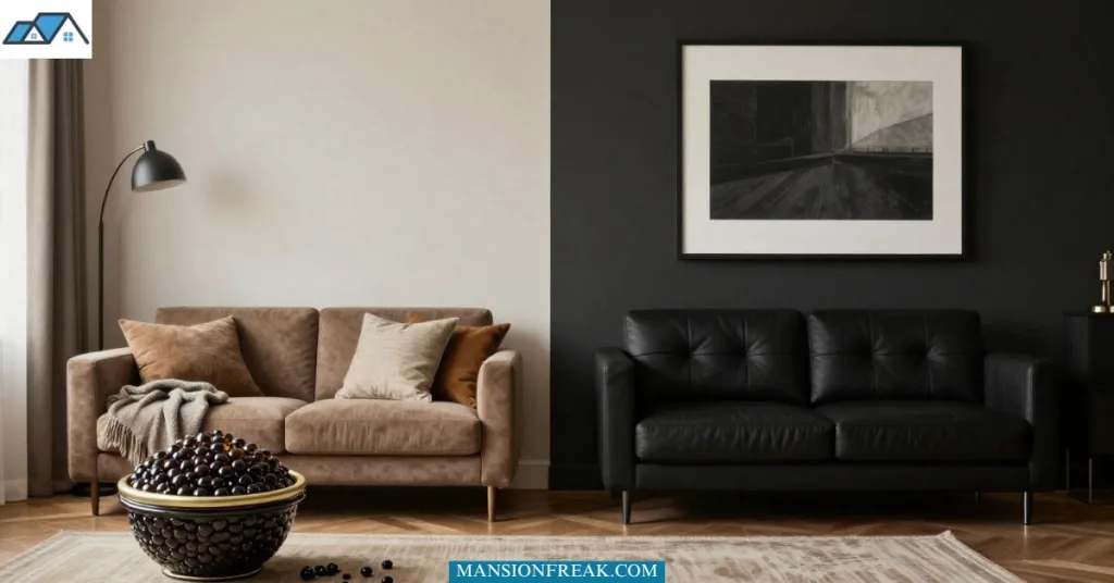 Sherwin Williams Caviar vs Tricorn Black